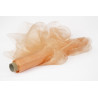 Rolka organza 37 cm x 9 m kolor brzoskwinia