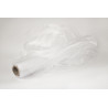 Rolka organza 15 cm x 9 m kolor jasny biała
