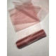 Rolka organza 15 cm x 9 m kolor brudny róż