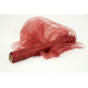 Rolka organza 15 cm x 9 m kolor bordo